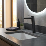 MILANO | Luxe Yana Art Basin Mixer With Pop Up Waste Matt Black | 140100200834