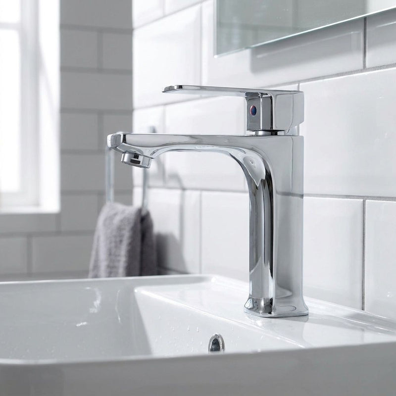 MILANO | Rocket Basin Mixer With Push Type Waste | 140100200837