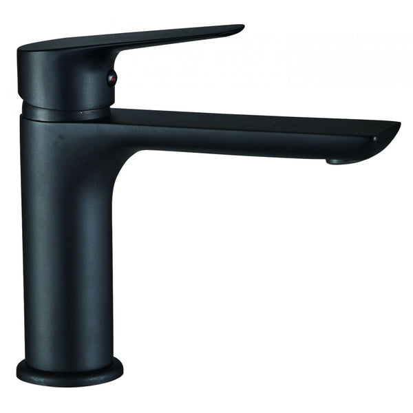 MILANO | Luxe Bayz Basin Mixer Durable Brass Construction & Sleek Design for Stylish Washbasins Black | 140100200878