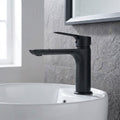 MILANO | Luxe Bayz Basin Mixer Durable Brass Construction & Sleek Design for Stylish Washbasins Black | 140100200878