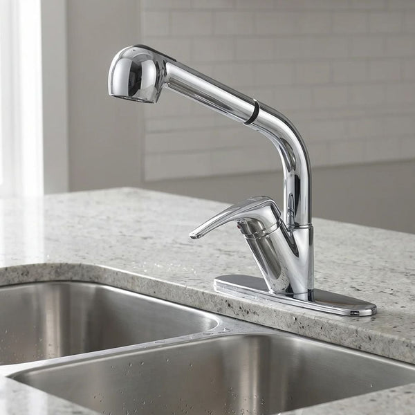 MILANO | Moveable Pull Out Kitchen Sink Mixer | 140100300208
