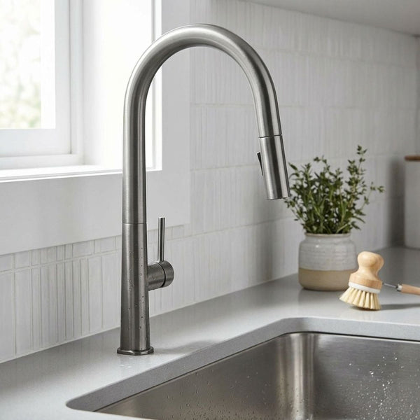 MILANO | Tina Pullout Kitchen Sink Mixer Gray | 140100300488