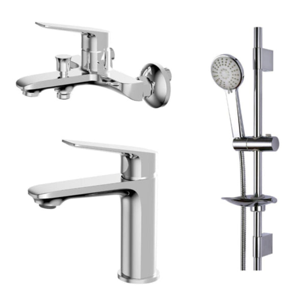 MILANO | Race Collection Basin & Shower Mixerw/Shower Kit (3Pcs) | 140100600175