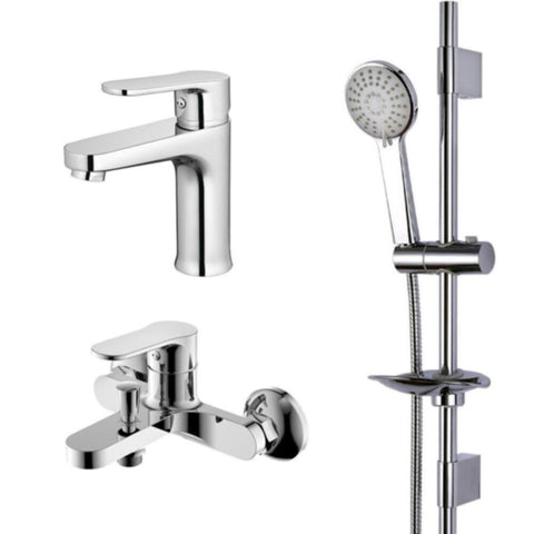 MILANO | Fira Collection Basin & Shower Mixerw/Shower Kit (3Pcs) | 140100600186