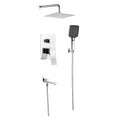 MILANO | Luxe Arc 3 Way Concealed Shower Mixer Complete Set Chrome | 140101000738