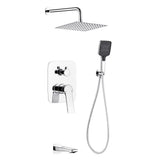 MILANO | Luxe Glow 3 Way Concealed Shower Mixer Complete Set Chrome | 140101000742