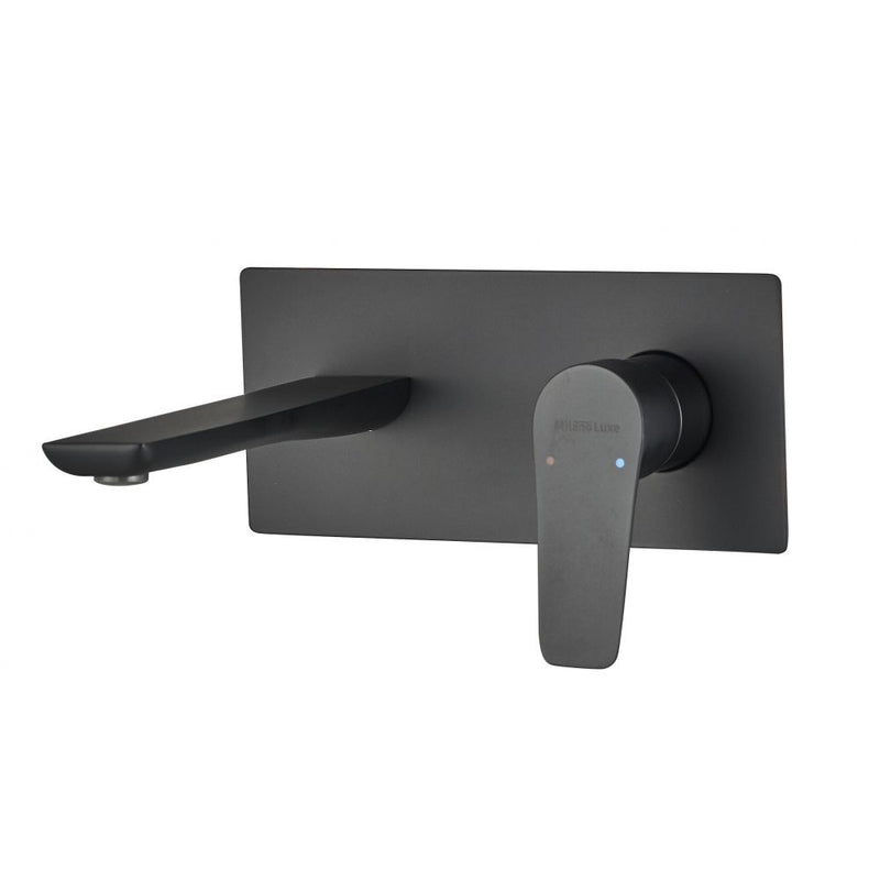 MILANO | Plus Bayz Plus Wall Mounted Basin Mixer Matt Black | 140102800722