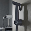 MILANO | Azzy Brass Shattaf Set Matt Black Stylish Handheld Bidet Spray Brass Construction Durable Matte Finish Modern Bathroom Fitting | 140200100234