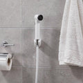 MILANO | Hana Shattaf Set White Modern Handheld Bidet Spray Durable ABS Material Sleek Bathroom Hygiene Solution | 140200100267