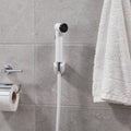 MILANO | Hana Shattaf Set White Modern Handheld Bidet Spray Durable ABS Material Sleek Bathroom Hygiene Solution | 140200100267