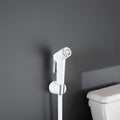 MILANO | Plus Royal Shattaf Set Premium Handheld Hose & Holder PVC Finish Leak Proof Design Ideal for Bathroom Hygiene & Comfort White | 140200100284