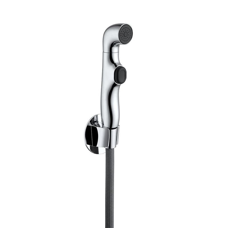 MILANO | Plus Telephone Shattaf Set Chrome Classic Handheld Bidet Spray Durable Chrome Finish Stylish Bathroom Accessory | 140200100287