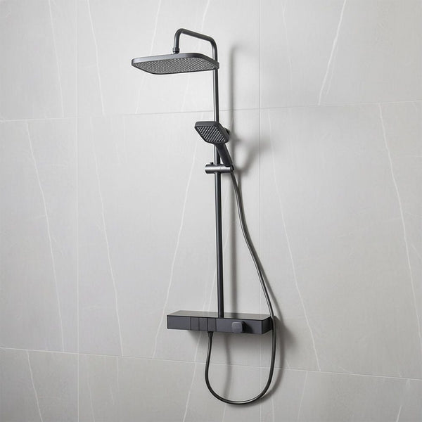 MILANO | Piano Plus Square Rain Shower Matt Grey | 140300700923