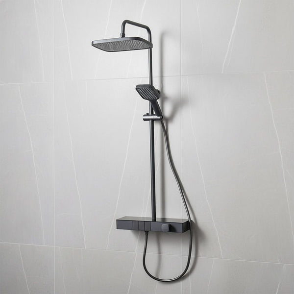 MILANO | Piano Plus Square Rain Shower Matt Grey | 140300700923