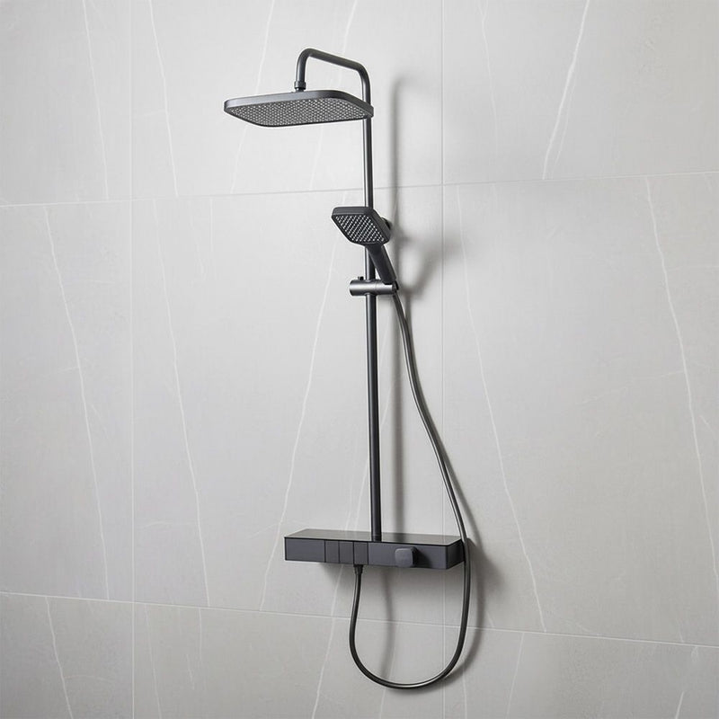 MILANO | Piano Plus Square Rain Shower Matt Grey | 140300700923