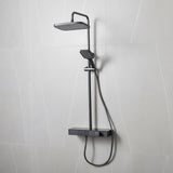 MILANO | Piano Plus Square Rain Shower Matt Grey | 140300700923