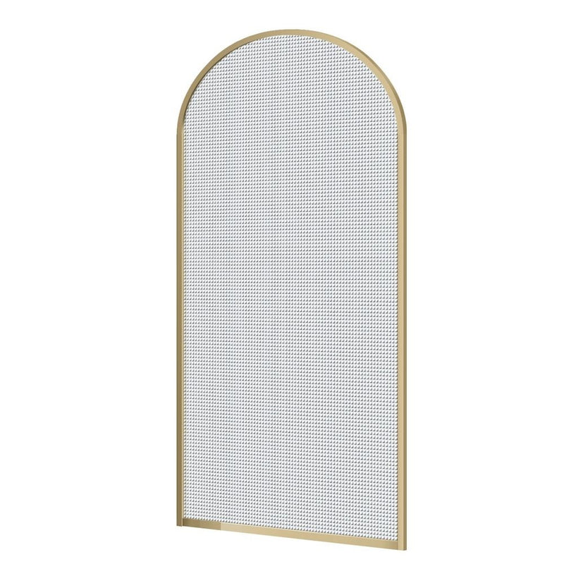 MILANO | Shower Partition Wh 1A 900 2000 Brushed Gold Made In China | 140300800002
