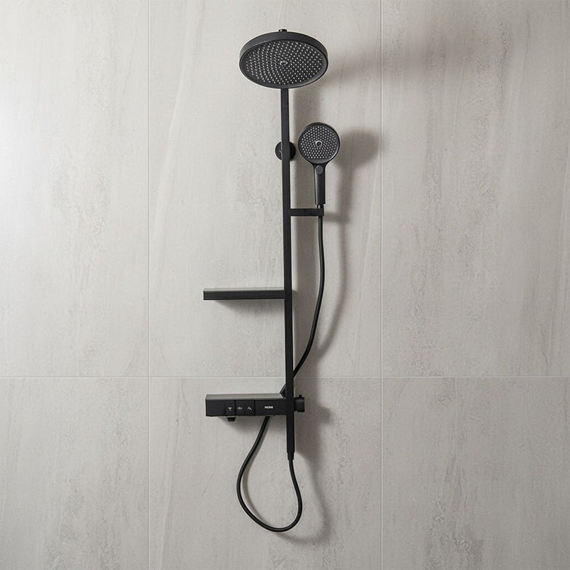 MILANO | Milano Aston Shower Panel Velvet Black | 140400200203