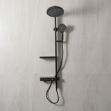 MILANO | Milano Aston Shower Panel Velvet Black | 140400200203