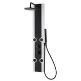 MILANO | Luxe Cloud Shower Panel 1400X200MM Black+White Made in China | 140400200210