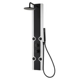 MILANO | Luxe Cloud Shower Panel 1400X200MM Black and White Made in China | 140400200210