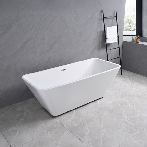 MILANO | Free Standing Bathtub Rectangular 170X75Cm White | 140400400150