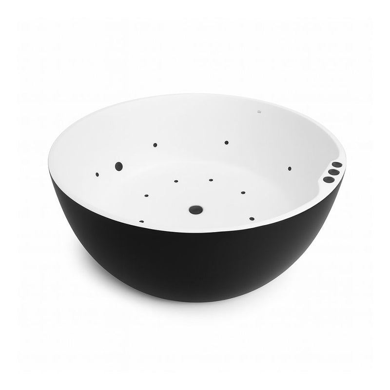 MILANO | Laura Round Freestanding With Air Bubble Massage Bath Tub 1500X15Wx600 | 140400400167