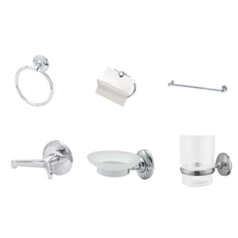 MILANO | Lilda Bathroom Accs 7 Pcs Set 3700 Cp- Gift Set- (Full Family) | 140400500145