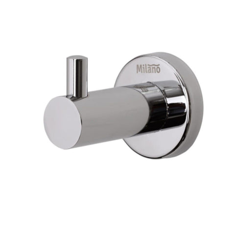 MILANO | Dora - Chrome Finish Robes Hook Single -15601 | 140400500449
