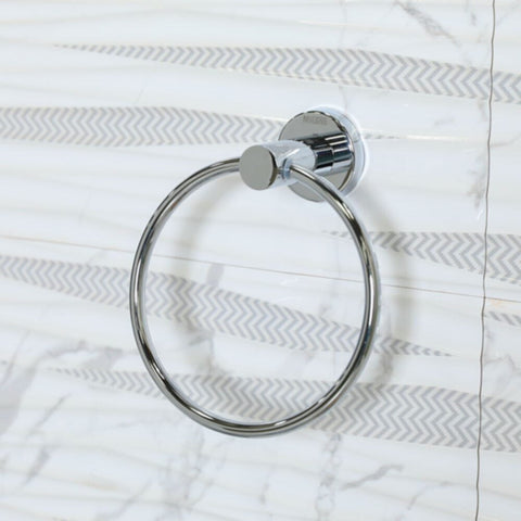 MILANO | Kika- Chrome Finish Towel Ring -15605 | 140400500451