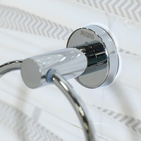 MILANO | Kika- Chrome Finish Towel Ring -15605 | 140400500451
