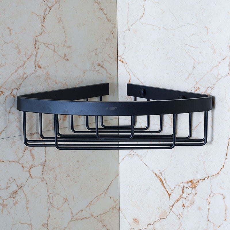 MILANO | Picasso Corner Blk Soap Basket | 140400500711