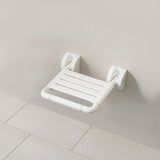 MILANO | Folding Shower Seat White | 140400501046