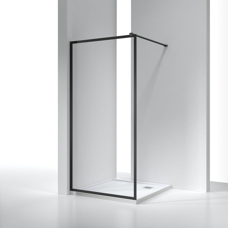 MILANO | Shower Partition 900X2100 Matt Black Wf-1P | 140400501098
