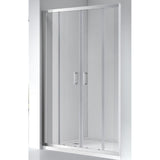 MILANO | Wall To Wall Bathroom Partition 1700*2000 Chrome Na-4C | 140400501190
