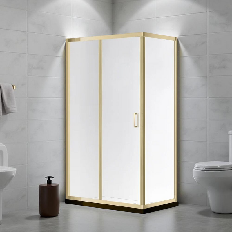 MILANO | Shower Cubicle  1200*800*1950 Gold Bb 3G Rectangular Made In China | 140400501195