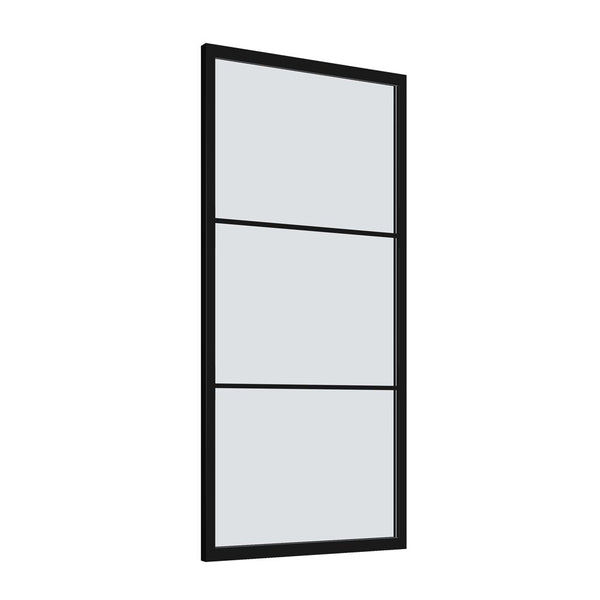 MILANO | Bathtub Screen Wg 1Pg  800 1400 Matt Black Made In China | 140400501207