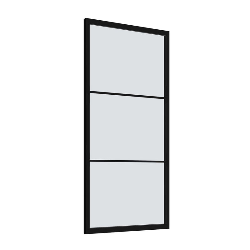MILANO | Bathtub Screen Wg 1Pg  800 1400 Matt Black Made In China | 140400501207