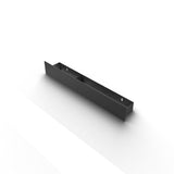 MILANO | SS Wall-Mounted Shelf Heavy Duty Stainless Steel Bathroom & Kitchen Storage Rack Rust-Resistant Space-Saving Design with Modern Matte Finish 65 Cm Black | 140400501212