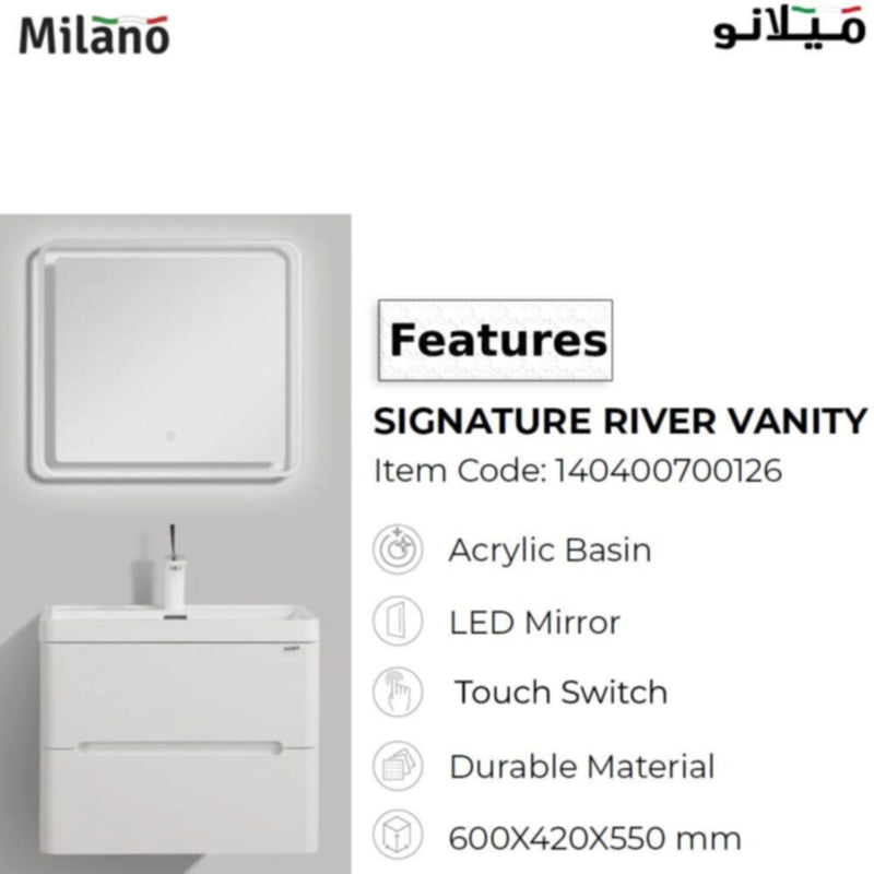 MILANO | Signature River Vanity (3Pcs/Set) | 140400700126