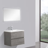 MILANO | Signature Alik Mfc Vanity With Mirrorset 2Pcs Set | 140400700127
