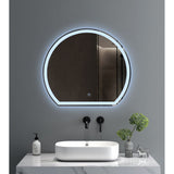 MILANO | LED Mirror with Touch Switch - 80x70 cm | 140400700182