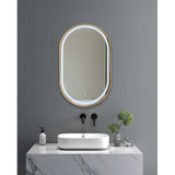 MILANO | Led Mirror With Touch Switch 4Cm Aluminum Frame 500*800Mm Hs16375 | 140400700190