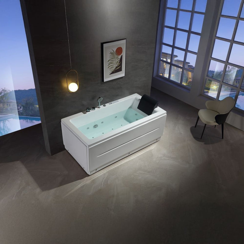 MILANO | Atlantis Plus  Massage Bath Tub With Digital Panel,Air Bubble 1700 850 675 1 Pcs Set | 140400800097