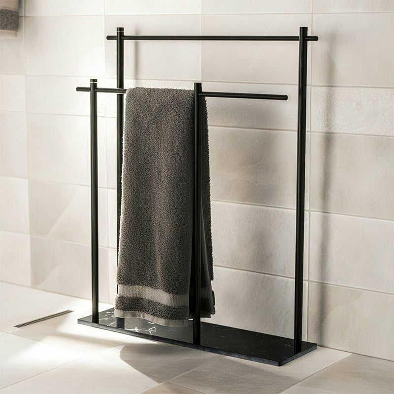 MILANO | Ace Floor Towel Bar Fh250102 Matt Black Made In China | 140404900450