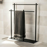 MILANO | Ace Floor Towel Bar Fh250102 Matt Black Made In China | 140404900450