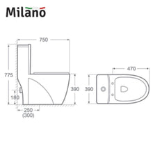 MILANO | Wc Model No -828-A White | 140500100265