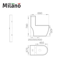 MILANO | Wc 0832 White | 140500100338