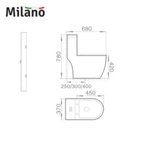 MILANO | Wc 0832 White | 140500100338