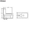 MILANO | Verdi Wc White- S-Trap | 140500100458